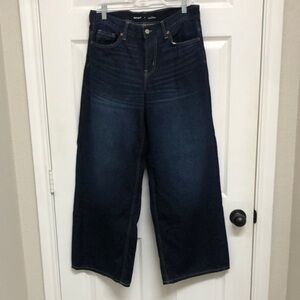 Old Navy Blue Wide Leg Flare Jeans
